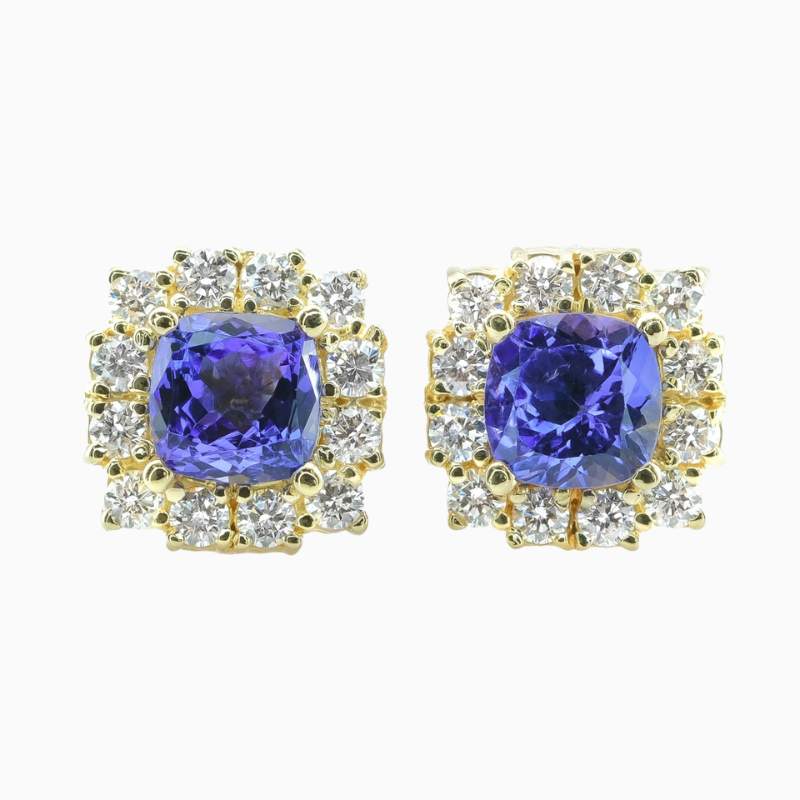 18K Yellow Gold with fine gemstone