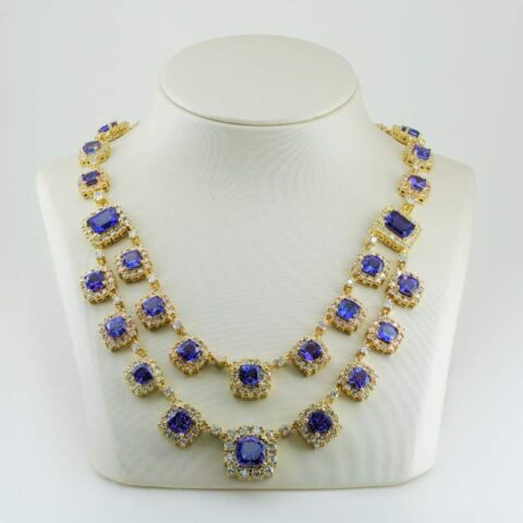 tanzanite necklace