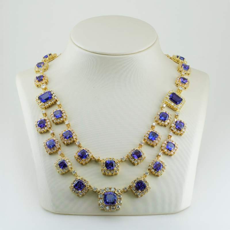 tanzanite necklace