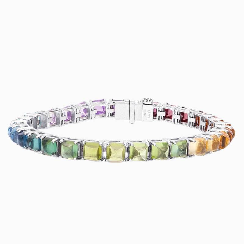 Rainbow Tennis Bracelet