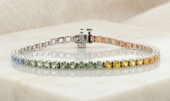 Diamond Tennis Bracelet White Gold