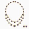 Tanzanite necklace in 18K Yellow Gold