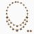 Tanzanite necklace in 18K Yellow Gold