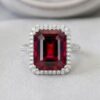 Luxury Red Tourmaline Ring