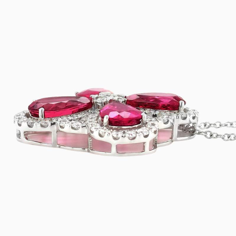 rubellite pendant