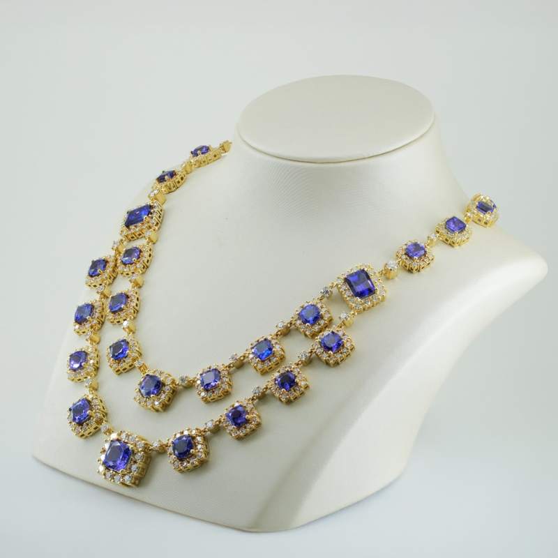 tanzanite necklace