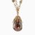 Natural brownish-orange diamond diamond pendant
