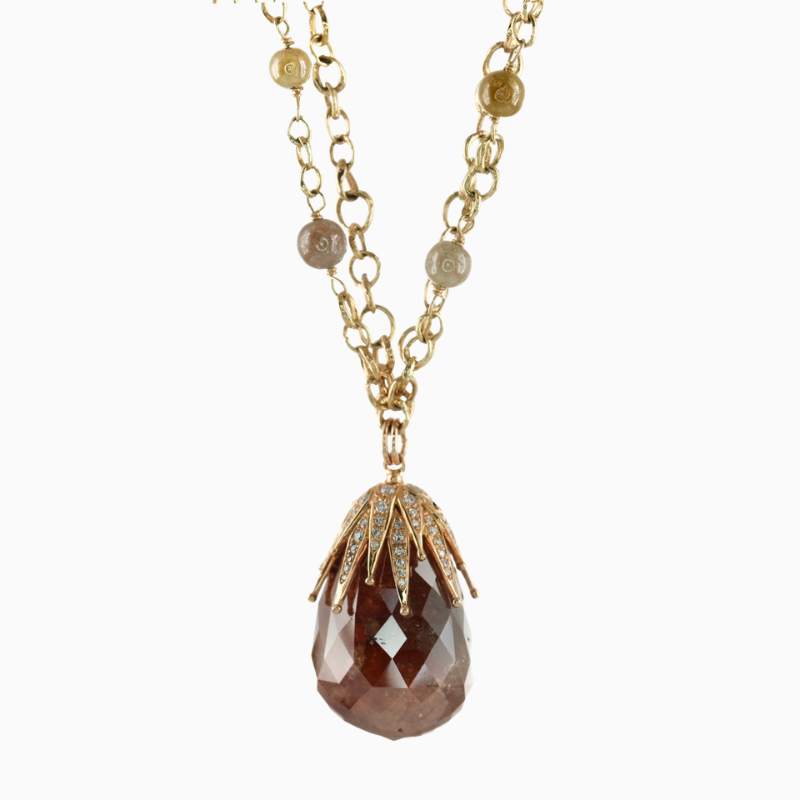 Unheated Brownish-Orange Diamond