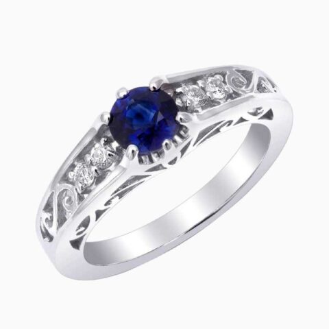 blue sapphire jewelryblue-sapphire-0-67-carats-set-in-14k-white-gold-ring-with-0-42-carats-diamonds