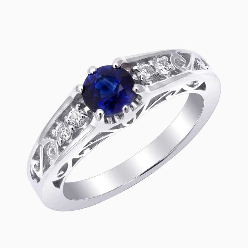 blue sapphire jewelryblue-sapphire-0-67-carats-set-in-14k-white-gold-ring-with-0-42-carats-diamonds