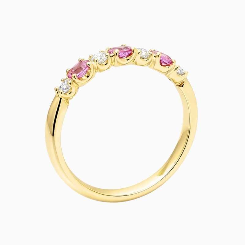 natural pink sapphire ring, pink sapphire jewelry