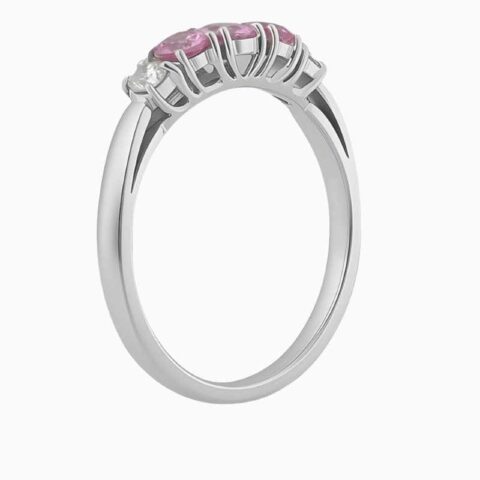 18k white gold ring
