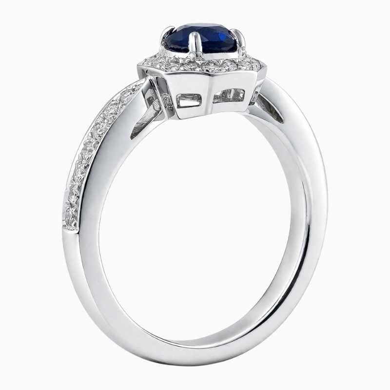 natural blue sapphire ring
