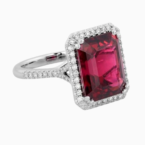 gemstone diamond ring