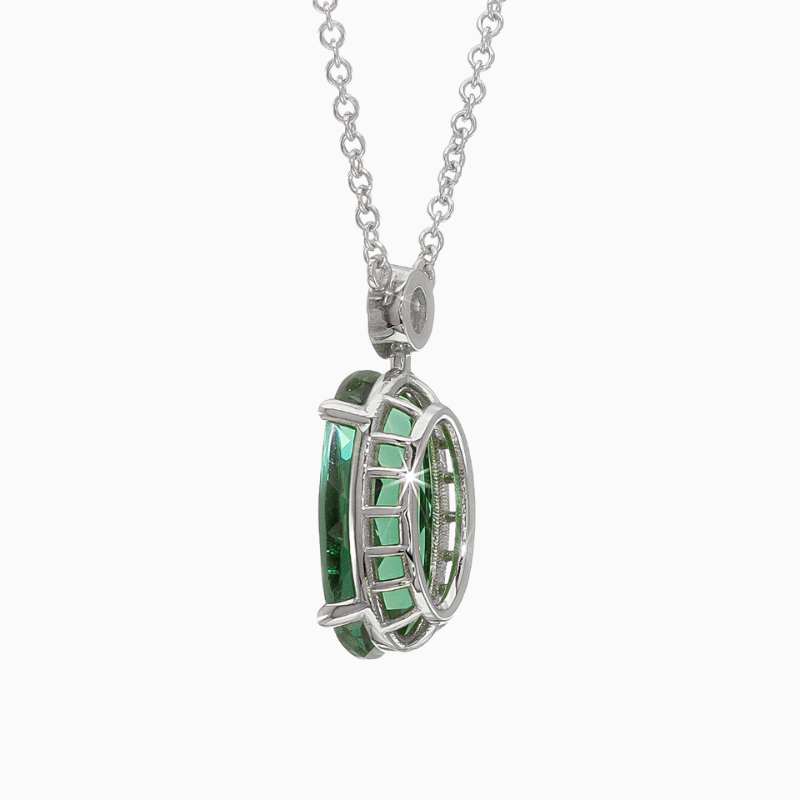 14k white gold pendant