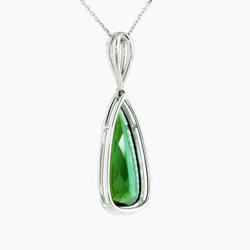 green tourmaline pendant