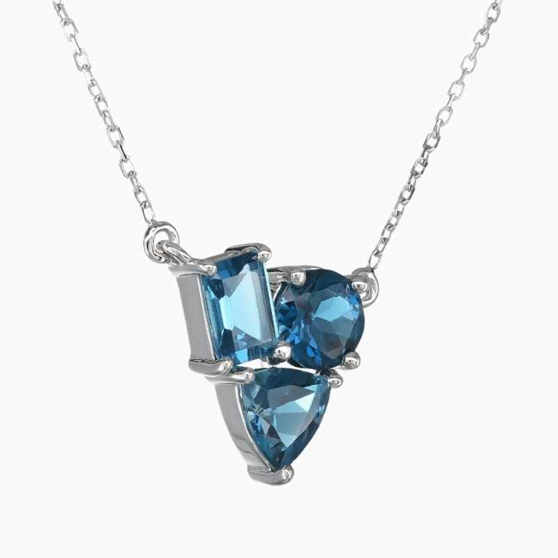 Natural topaz pendant