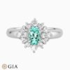 Mirage Paraiba Tourmaline Diamond Ring