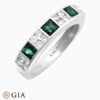 Natural Alexandrite ring in Platinum
