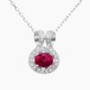 red spinel pendant