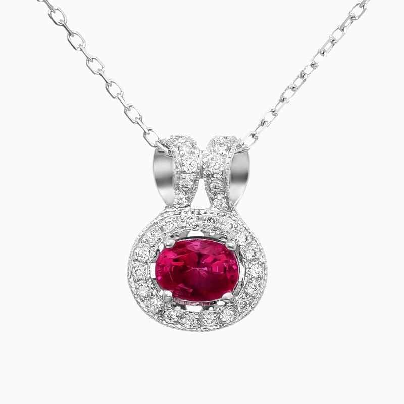 red spinel pendant
