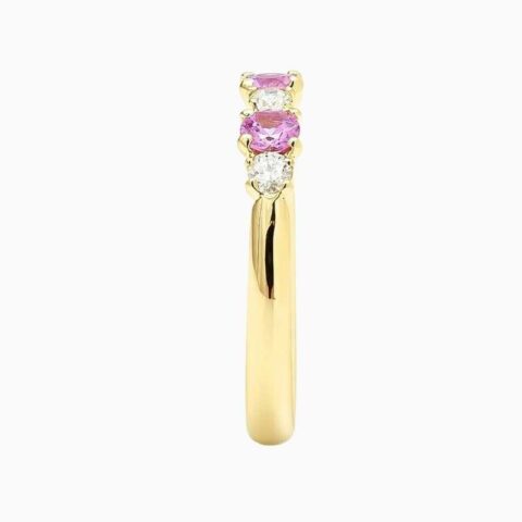 Stud Gems jewelry, pink sapphire diamond ring
