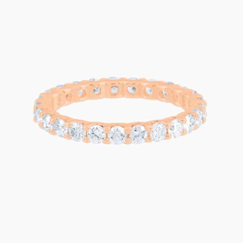 natural diamond ring rose gold