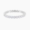 1 25 Carat Round Bezel Set Eternity Natural | Stud Gems
