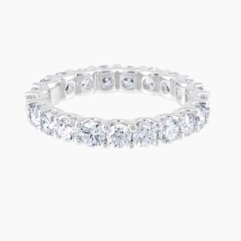 2 00 Carat Full Eternity Natural Diamond Band natural diamond ring