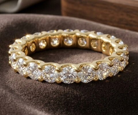 Full Eternity Natural Diamond Band