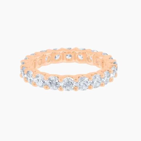 luxury eternity ring rose gold