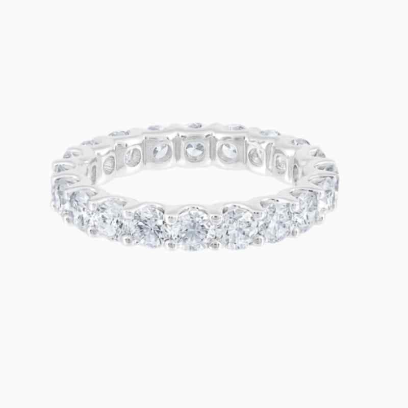 4.00 Carat Full Eternity Natural Diamond Band natural diamond ring