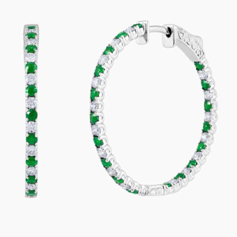 alternating green emerald