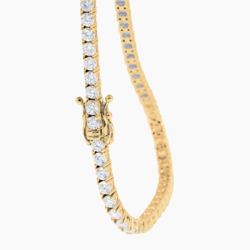 Classic 4 Prong Lab Grown Diamond Tennis Bracelet - Image 6