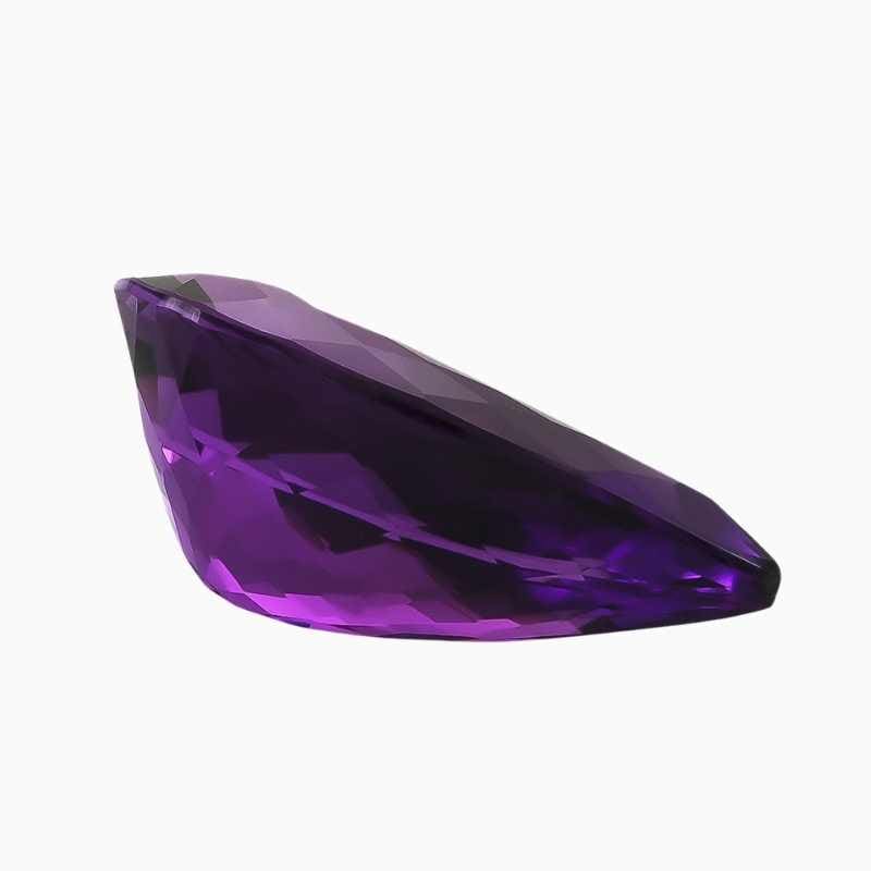 Deep Purple Amethyst Pear Collector Gem - Image 2