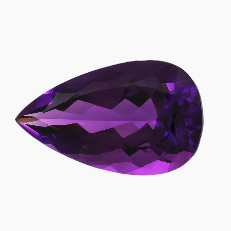 Deep Purple Amethyst Pear Collector Gem