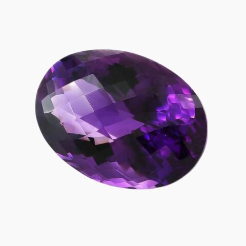 natural amethyst gemstone with 45.80 carats