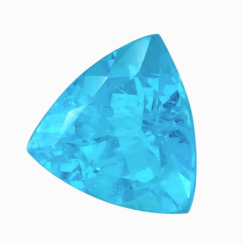 electric blue apatite trillion