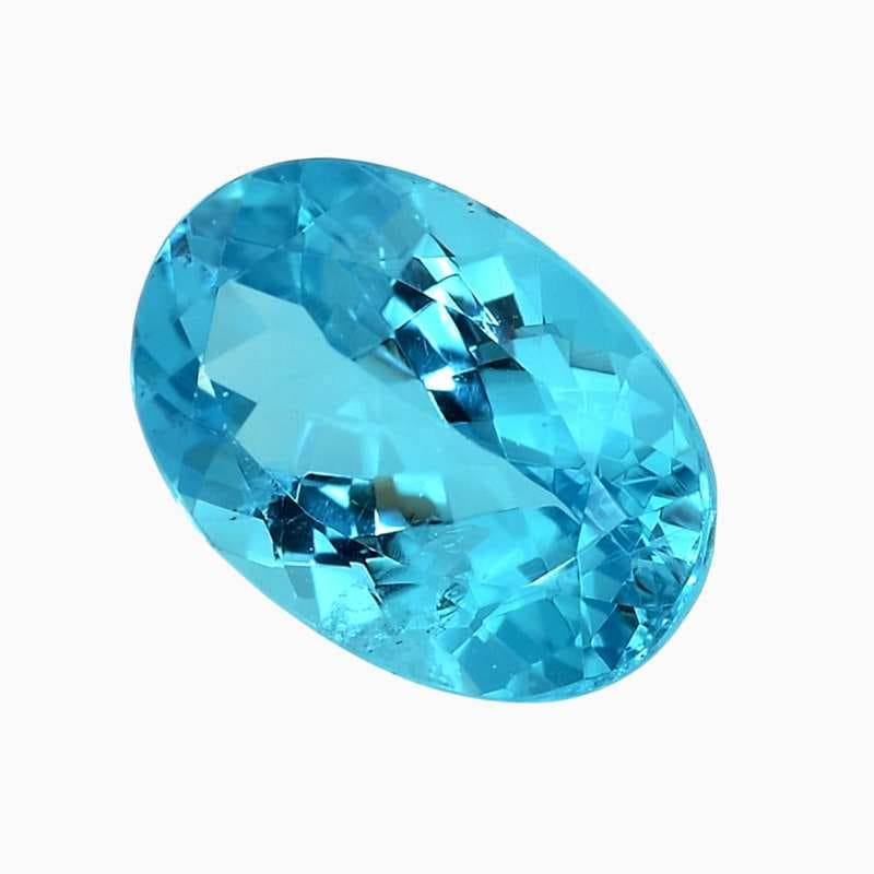 blue loose gemstone