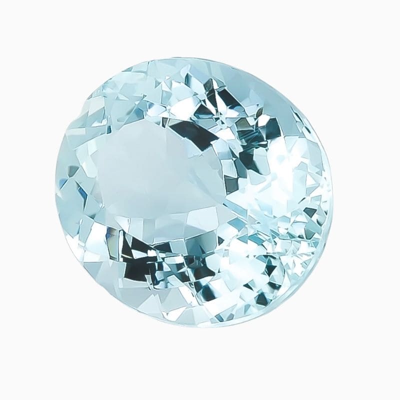 blue aquamarine gemstone