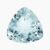 soft blue aquamarine trillion