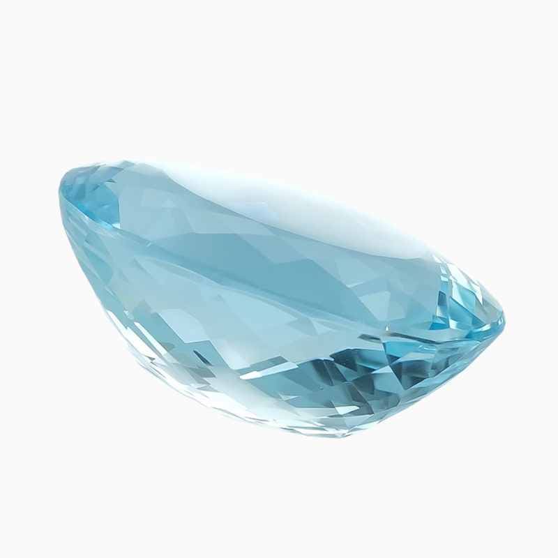radiant blue aquamarine oval