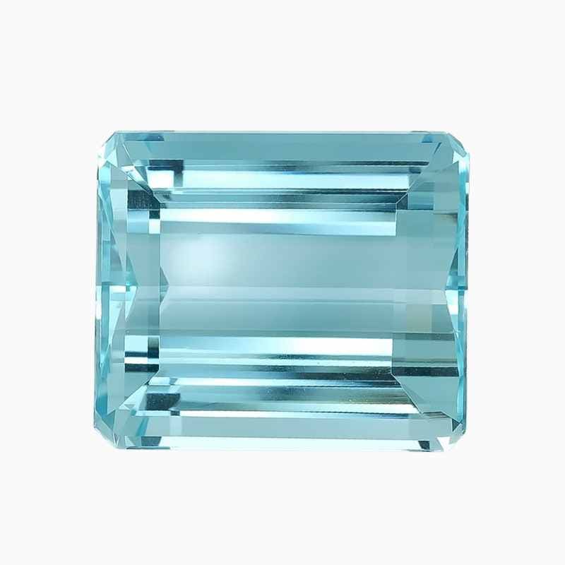 natural aquamarine gemstone