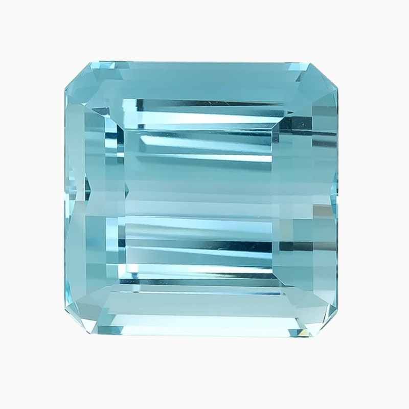 ocean blue aquamarine octagonal
