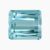 prestige blue aquamarine octagonal