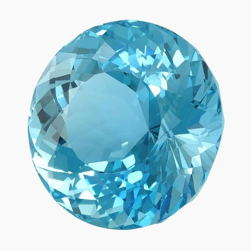 round aquamarine