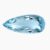 natural aquamarine pear gemstone