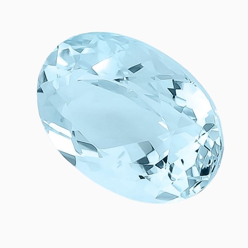 oval aquamarine