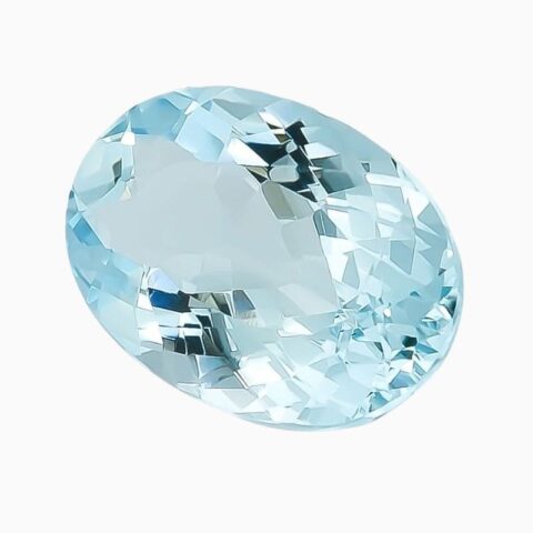 blue aquamarine gemstone