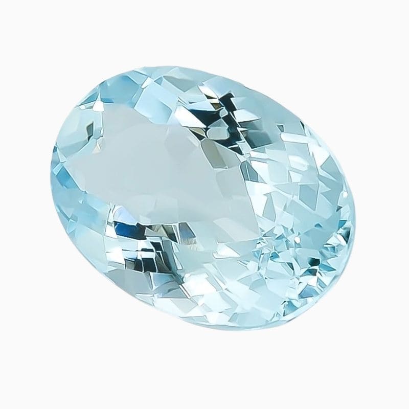 blue aquamarine gemstone